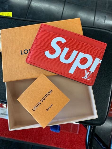 supreme x louis vuitton card holder price|louis vuitton supreme shoes.